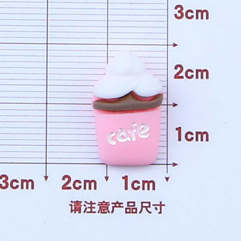 Carcasa al por mayor Bear helado de resina de resina Capa de teléfono de pegamento de crema