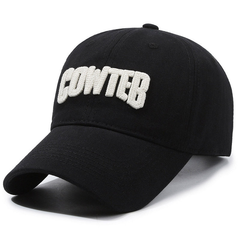 Wholesale Sunscreen Face-enhancing Small Letter Baseball Cap