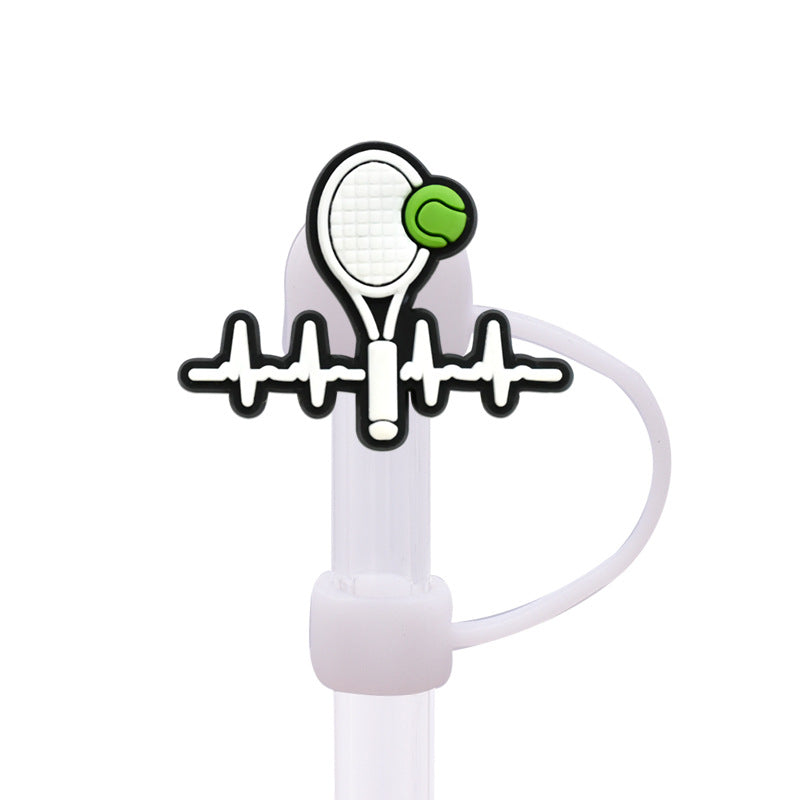 Wholesale Random 100pcs 10MM Tennis Sports Dust Plug Straw Accessories