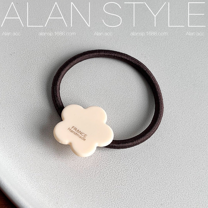 Wholesale Cute Flower Cartoon Acetate Fiber Hair Scrunchies