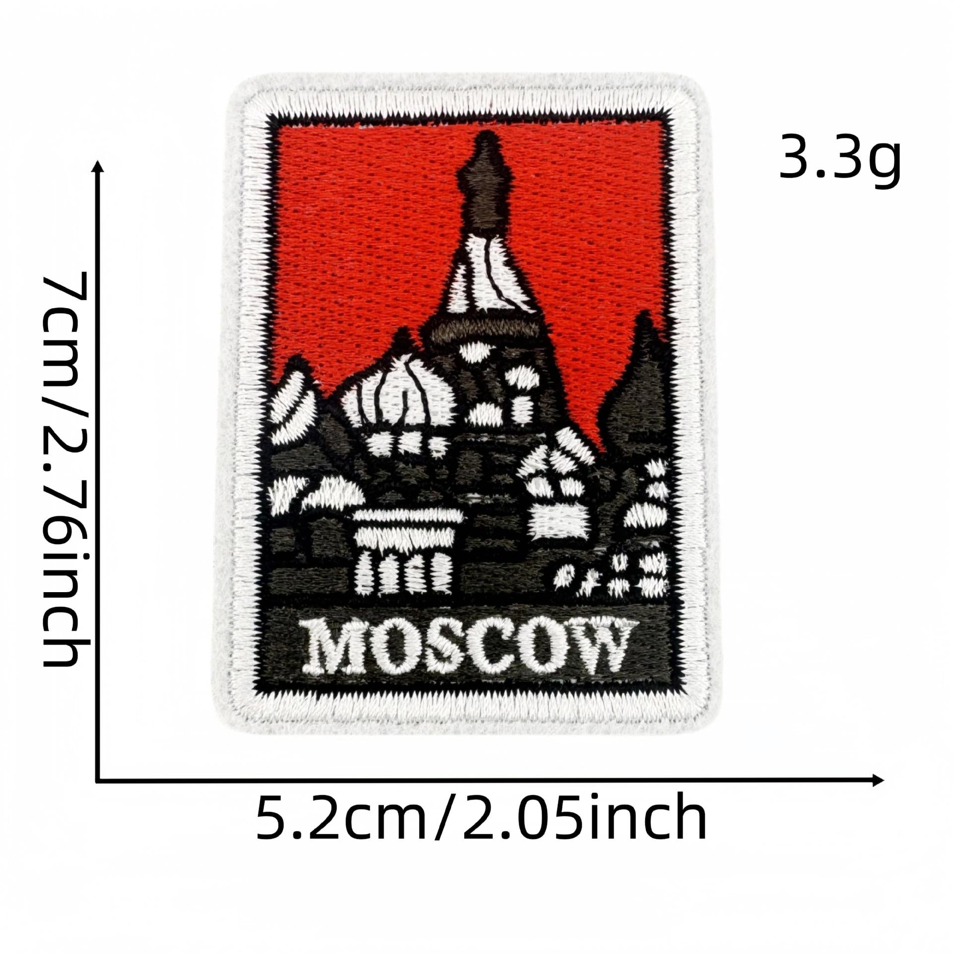 Wholesale Cartoon World Landmark Pattern Embroidery DIY Patches