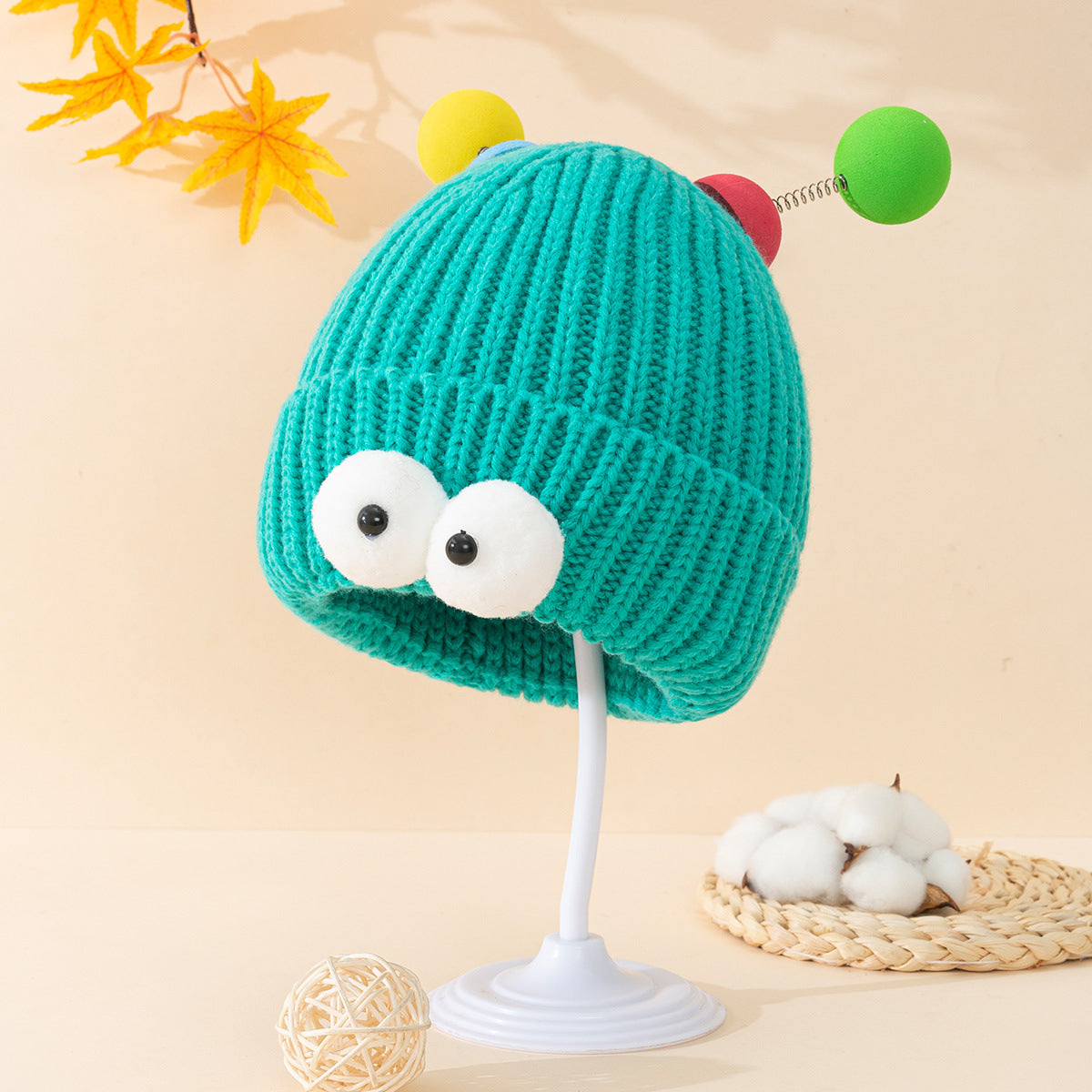 Wholesale Monster Cartoon Big Eyes Autumn and Winter Knitted Beanie