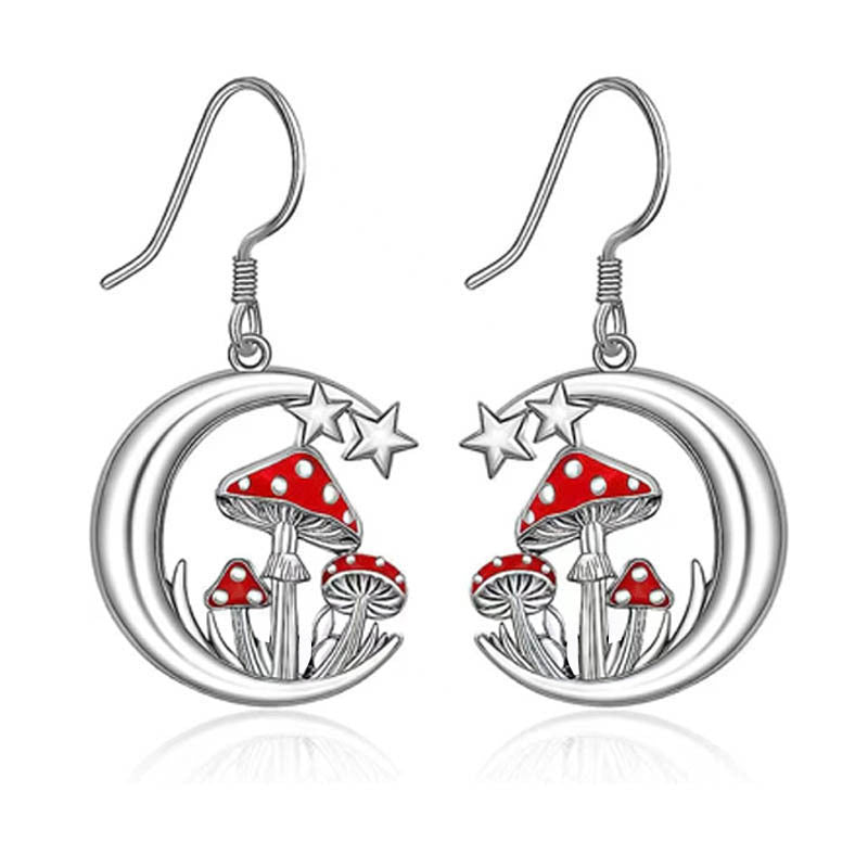 Wholesale Star Moon Mushroom Easter Earrings