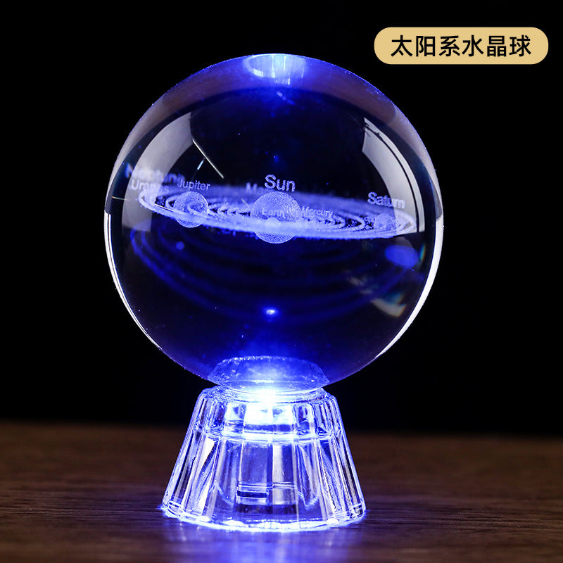 Wholesale Interior Carved Crystal Glass Handicraft Ornaments