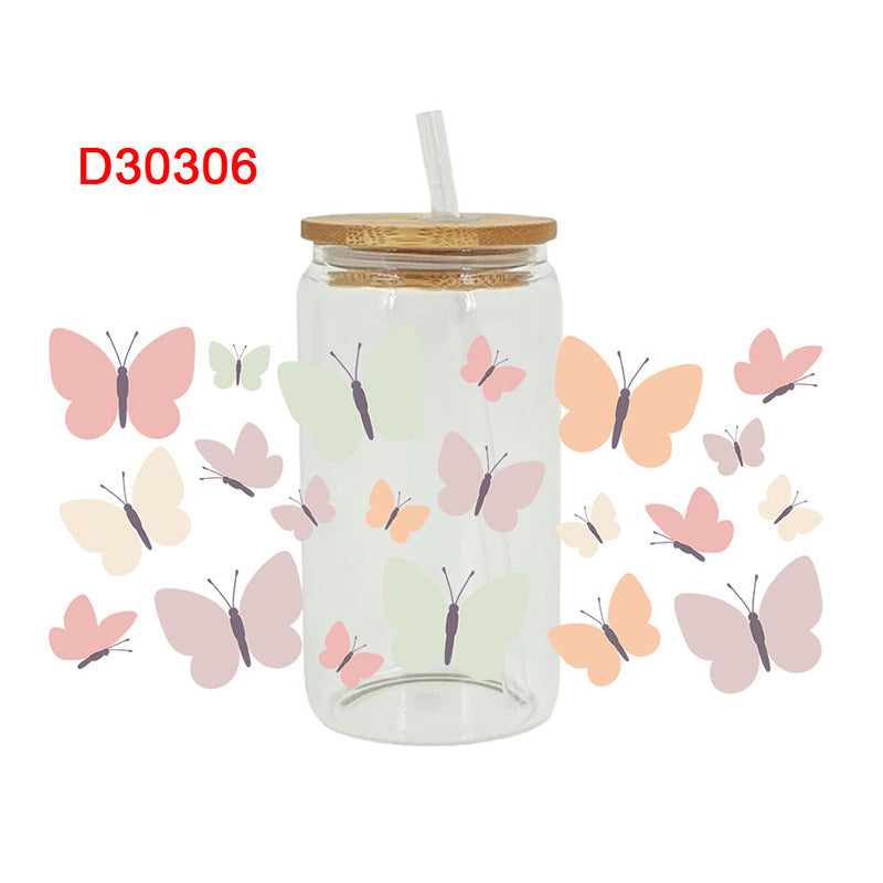 Wholesale UV Transfer Paste Glass Crystal Label Crystal Paste 16OZ UV DTF WRAPS