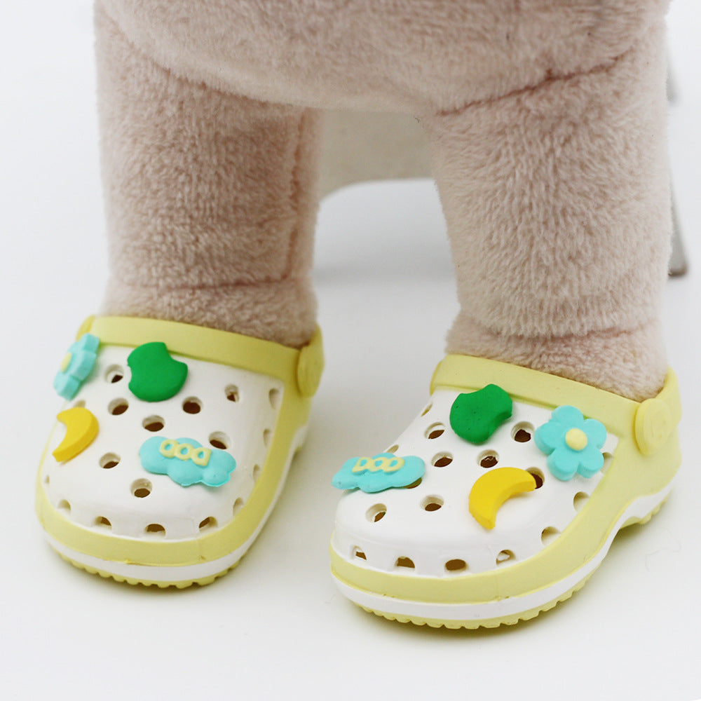 Wholesale 20cm cotton doll slippers 14 inch toy beach shoes