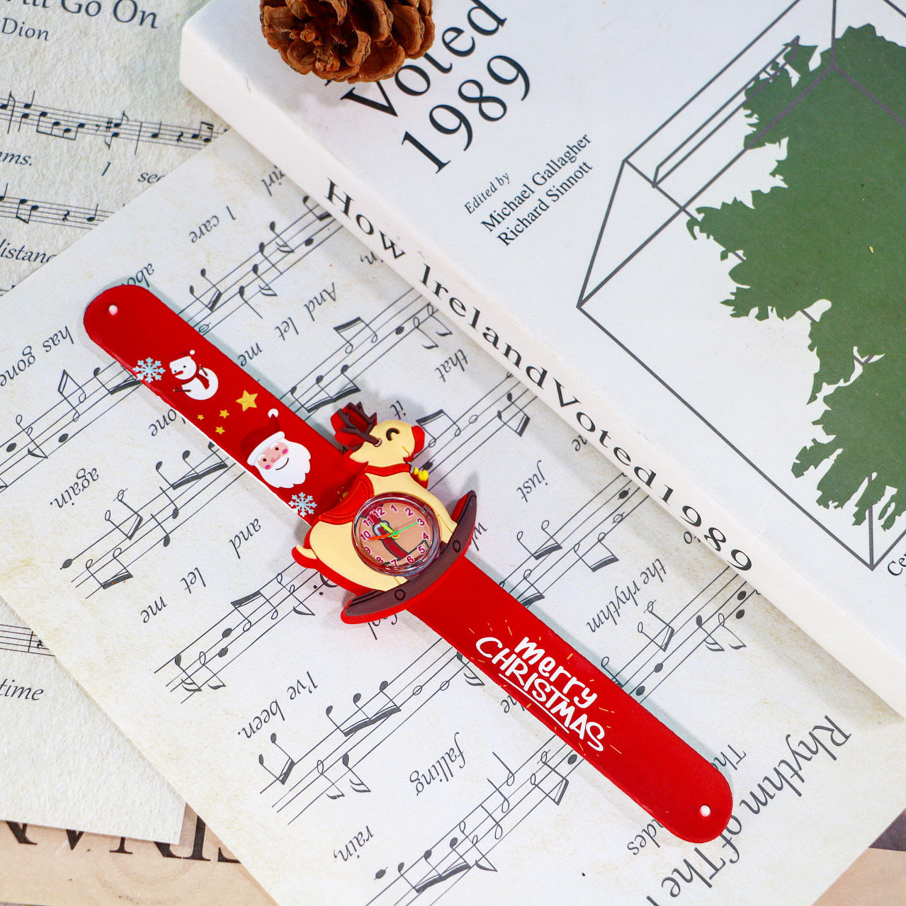 Wholesale Children's Toys Snap Ring Quartz PVC Watch