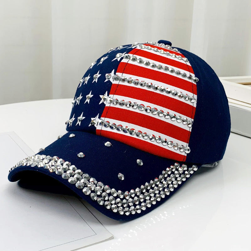 Wholesale Thin Sun Protection Diamond Star Baseball Cap