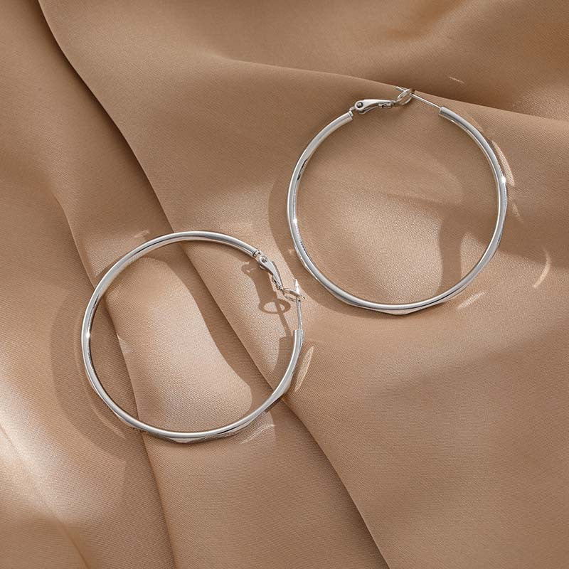 Wholesale Circle Copper Stud Earrings