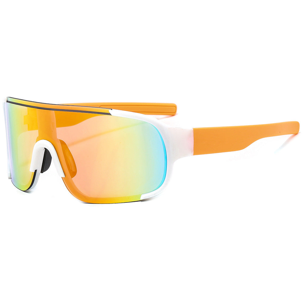 Wholesale One Piece Large Frame Sports PC Sunglasses