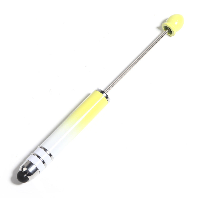 Wholesale 5PCS/PACK Beadable Pens Diy Touch Screen Multi-color Gradient Multi-function Dual-purpose