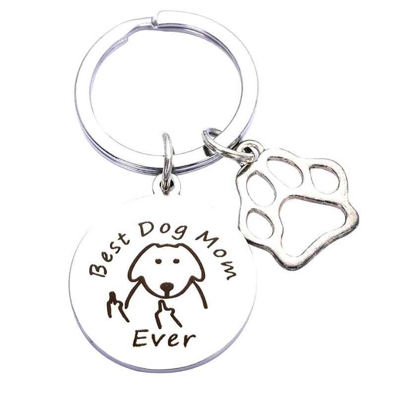 Wholesale Pet Commemorative Dog Stainless Steel Keychains