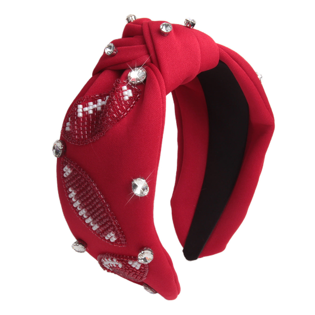 Wholesale new headband women's pearl knotted fabric headband fashion simple temperament headband hair accessories