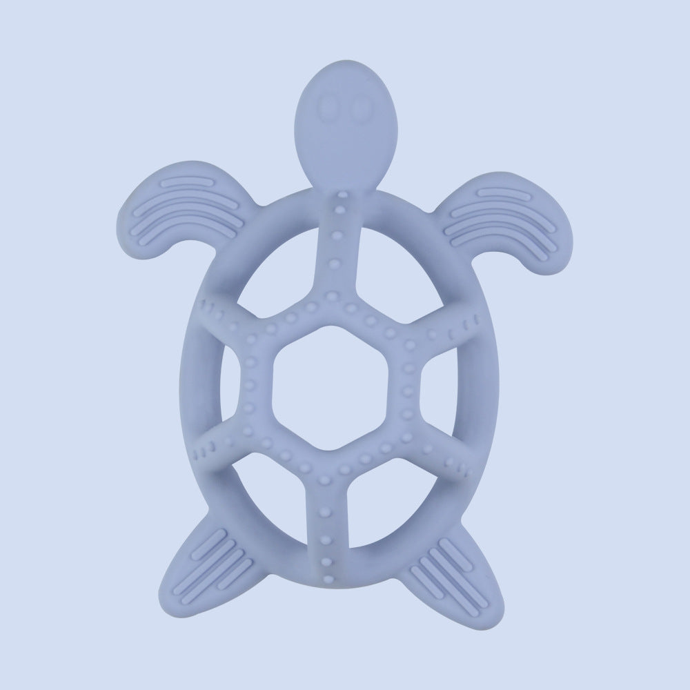 Wholesale 10pcs/pack Hemispherical Hollow Silicone Teether Baby Turtle Molar Stick Toy
