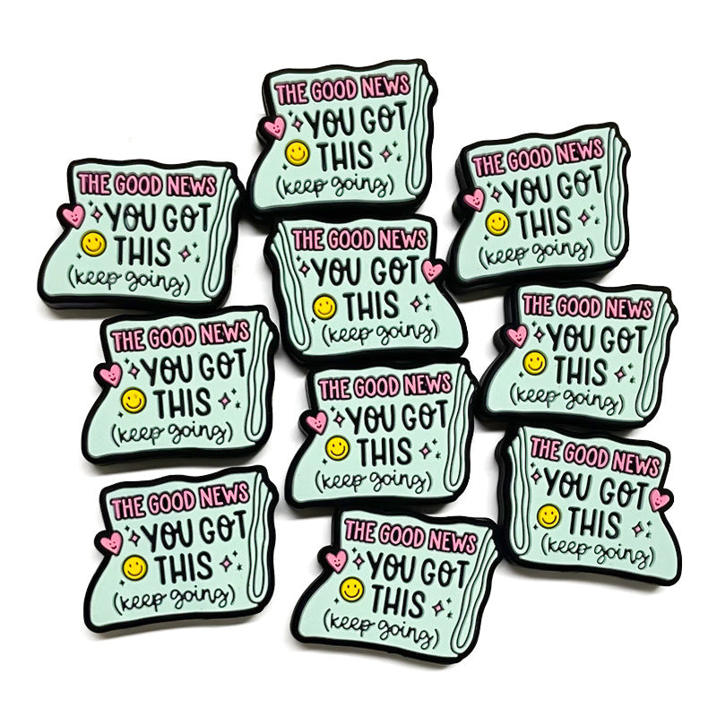 Wholesale 10pcs Cute accessories brooch cartoon loose beads