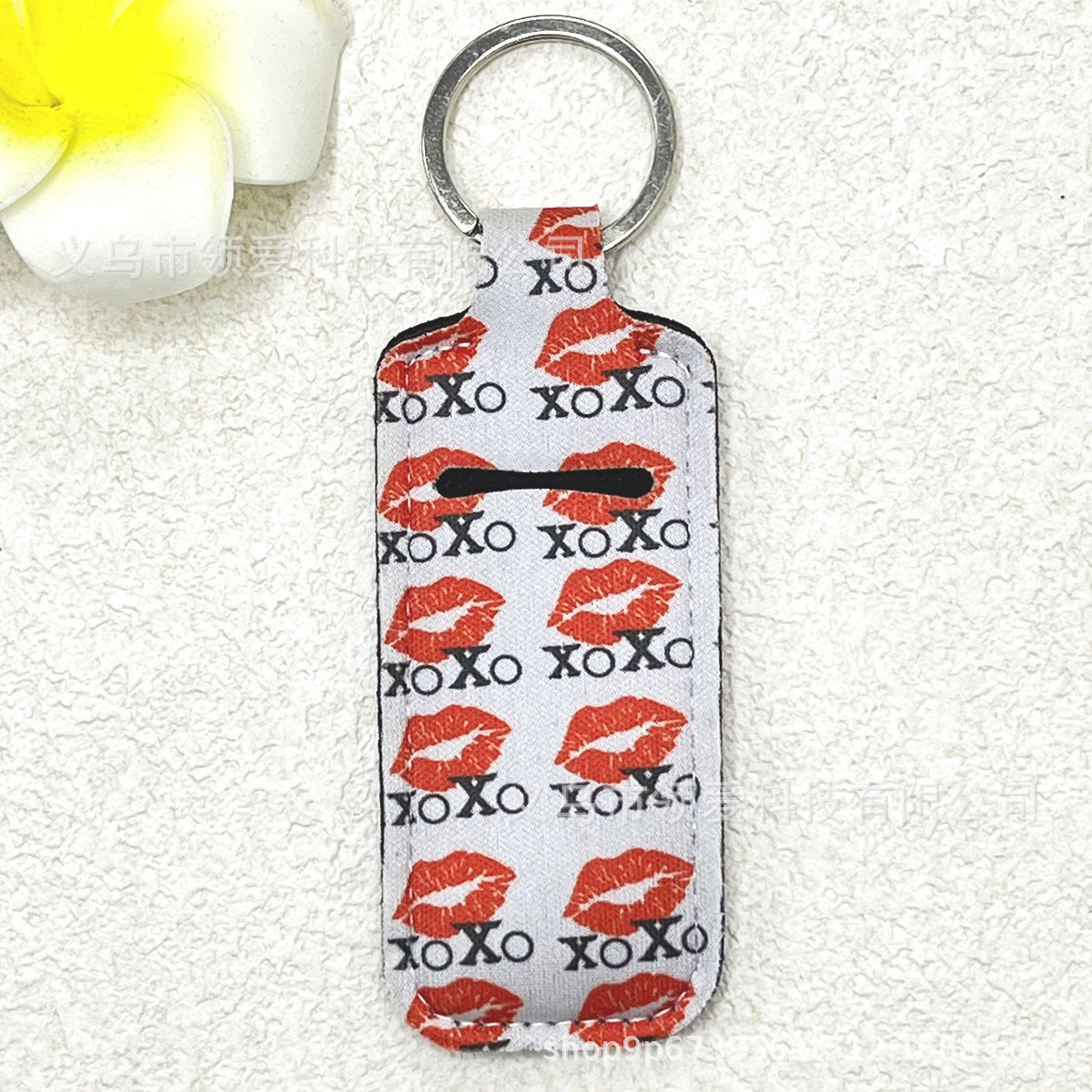 Wholesale Portable Lipstick Cover Lipstick Cover Diving Material Neoprene Keychain