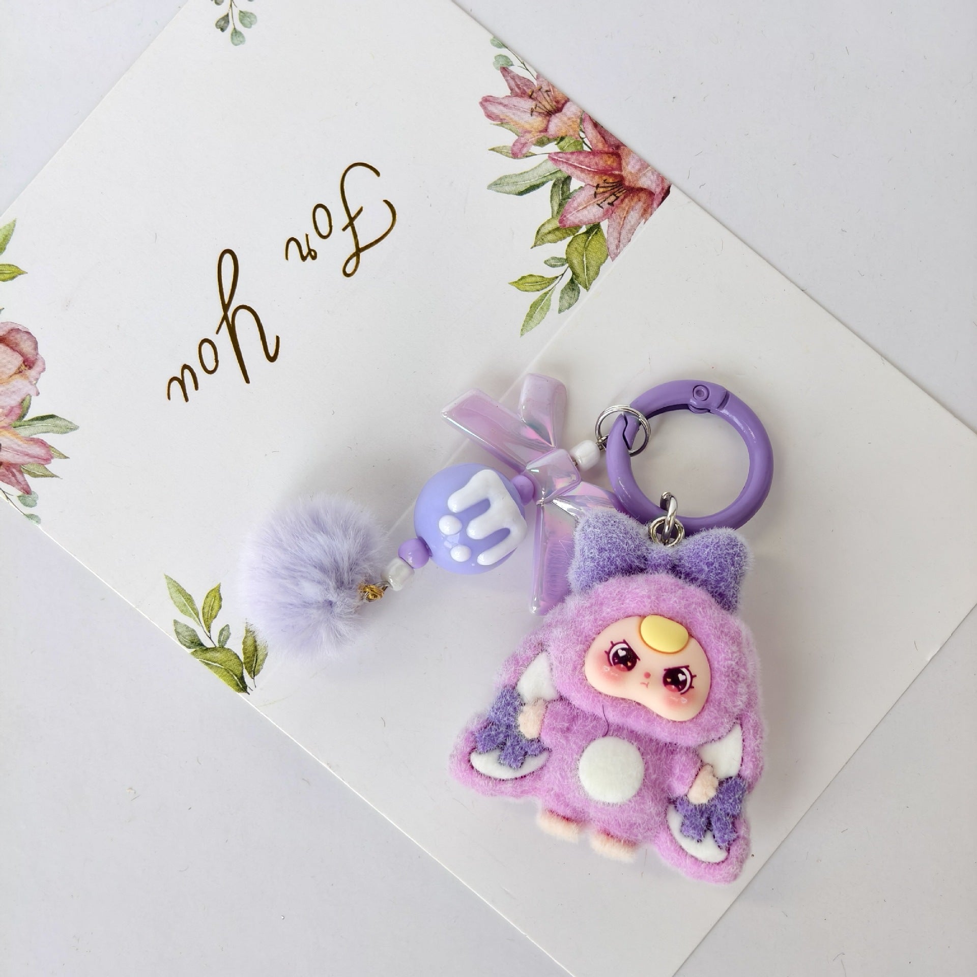 Wholesale Colorful cute cartoon Keychains