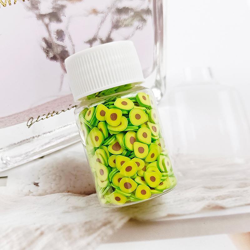 Wholesale Fruit clay slices 20ml small bottle 15g