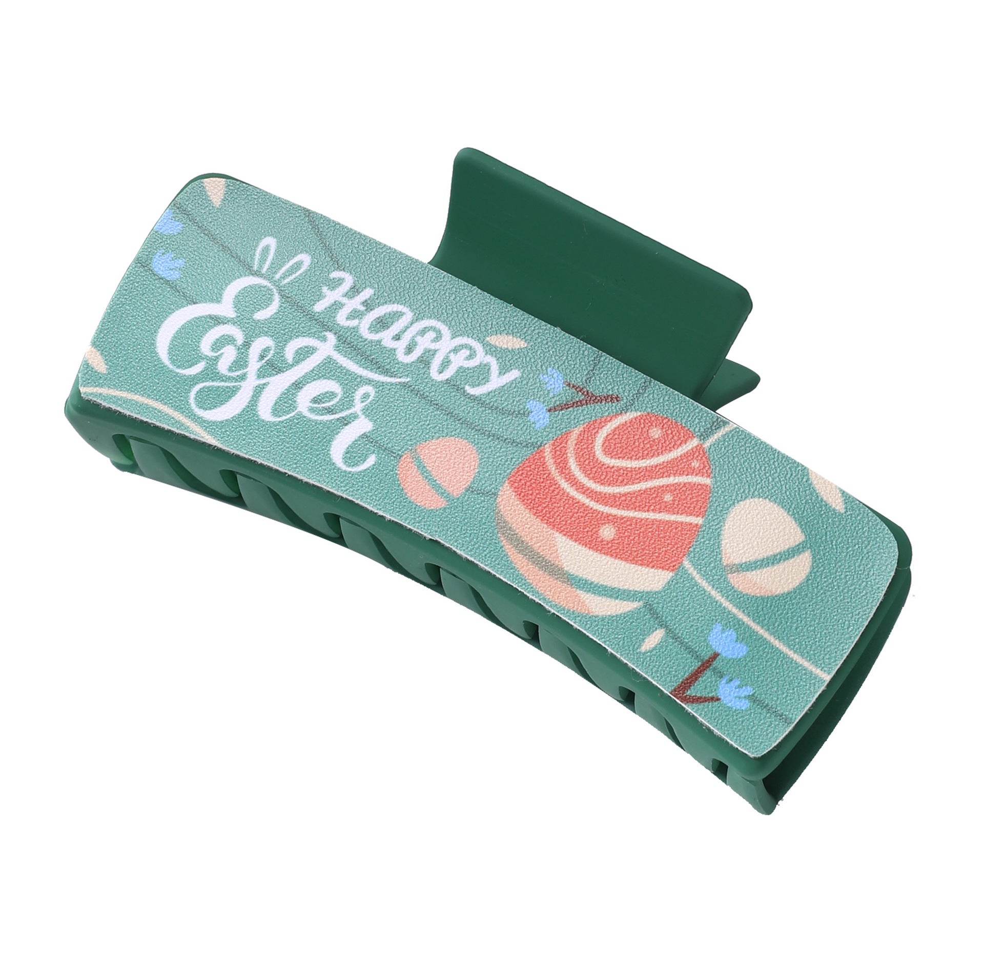 Wholesale Easter Bunny Egg Colored PU Hair Clips