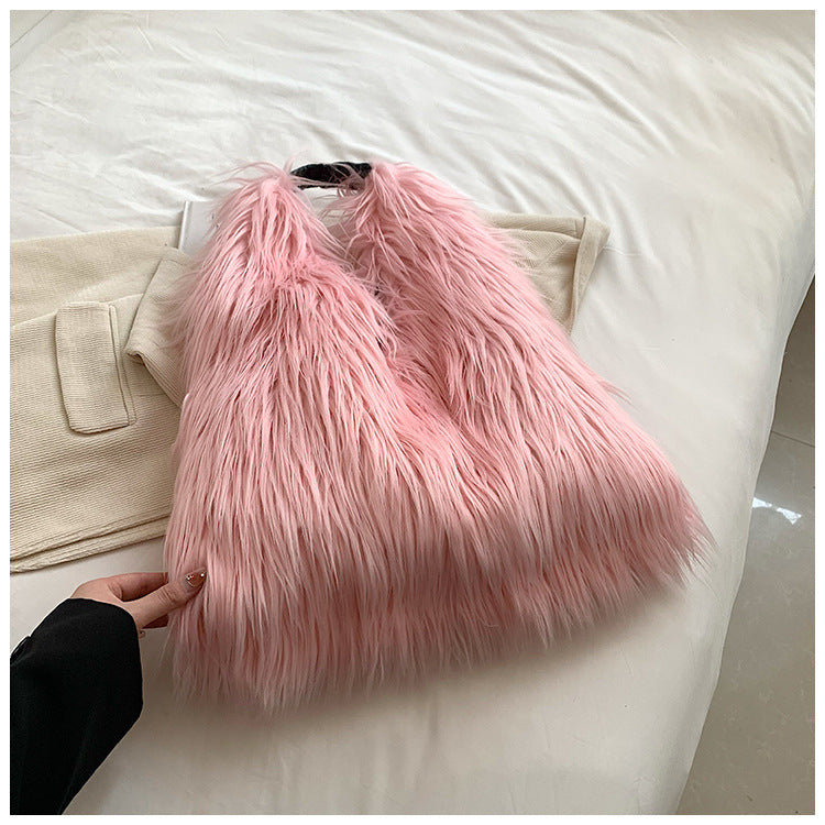 Wholesale Autumn and Winter Plush Bags