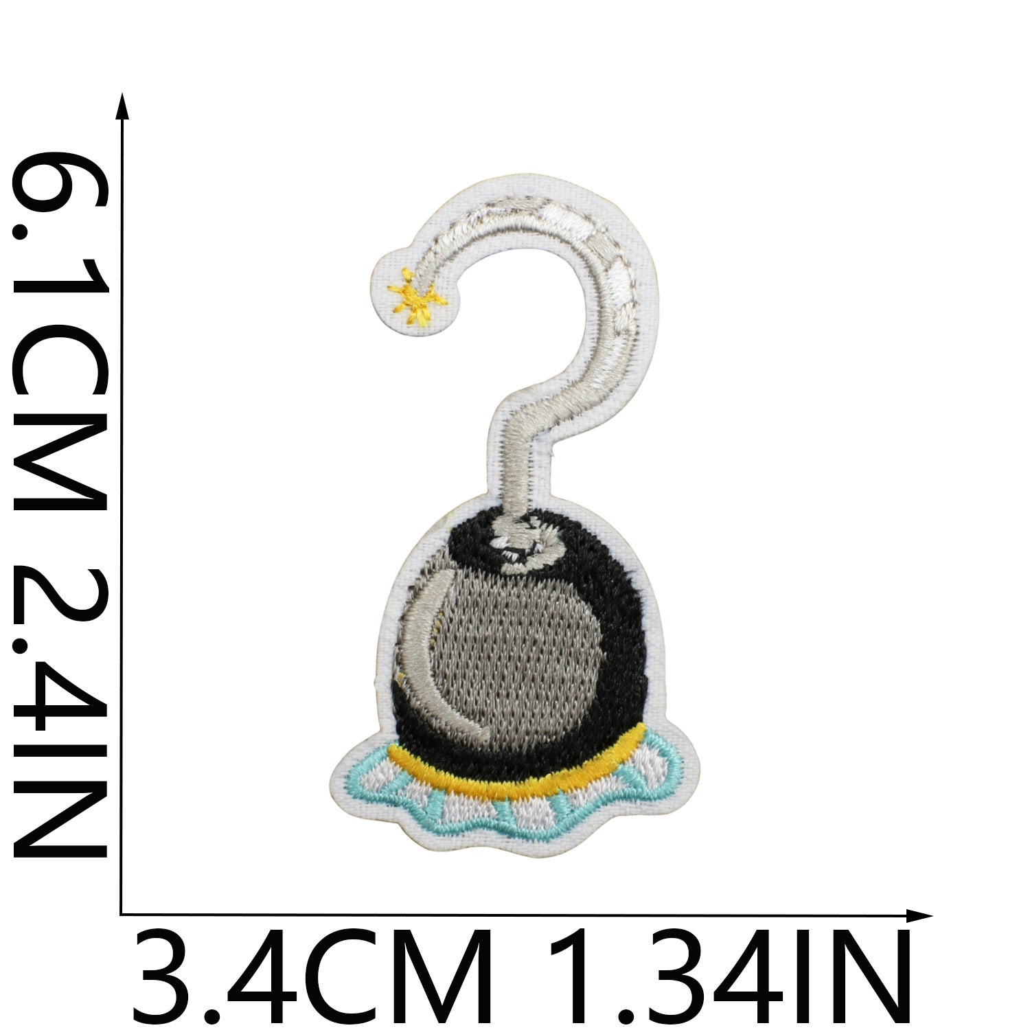 Wholesale Pirate Ship Embroidery Patch Iron On Treasure Map Cartoon Telescope Decorative DIY Accessory For Clothing Party And Gift