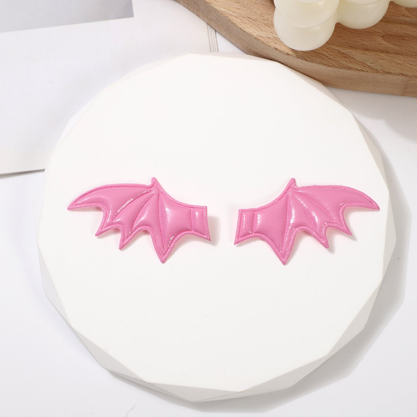 Wholesale 20pcs/pack Ultra Embossed Devil Horn Wings DIY Handmade Vampire Hairpin Doll Hat Decorative Accessories