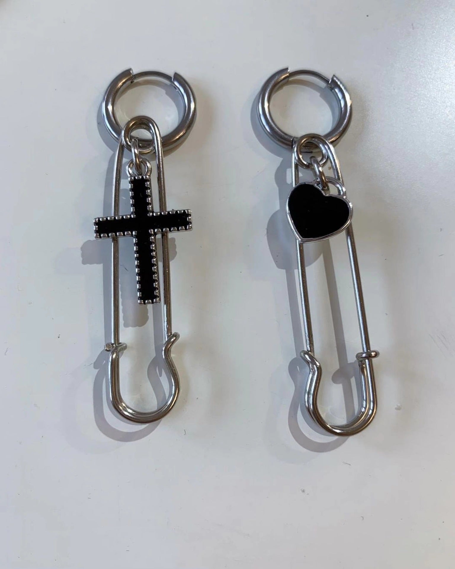 Wholesale Fashionable titanium steel stainless steel spring ear clip earrings ear clip earrings