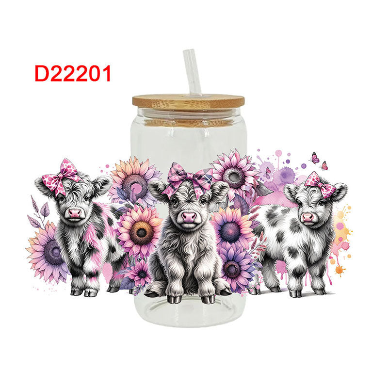 Wholesale UV Transfer Paste Glass Crystal LabelSpecial Paste for 16oz Glass Cup