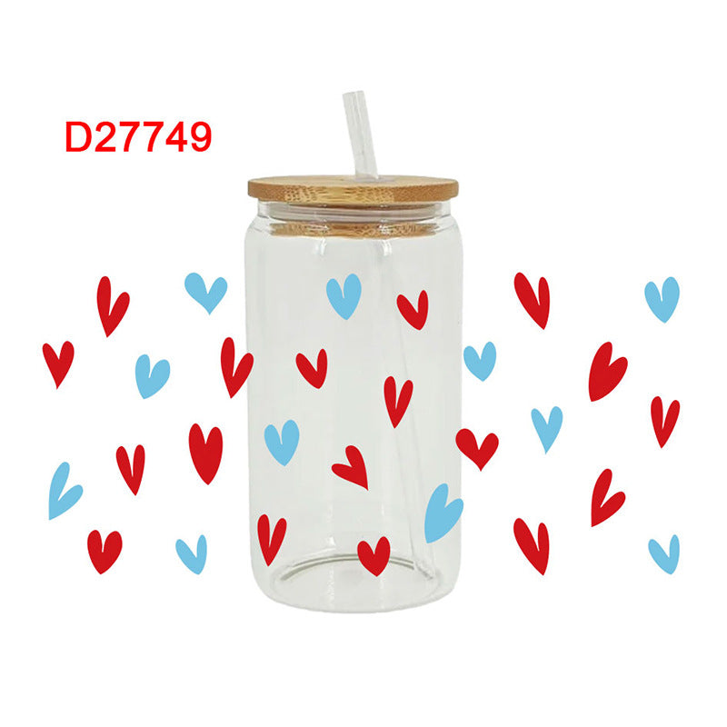 Wholesale UV Transfer Paste Glass Crystal Label Crystal Paste 16OZ UV DTF WRAPS