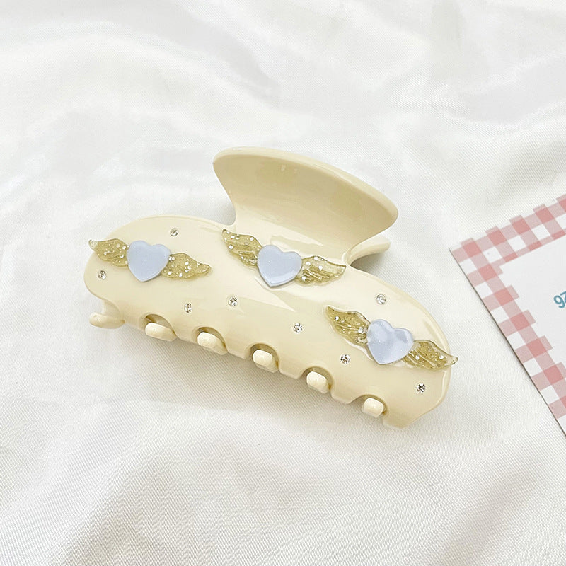 Wholesale Acetate Hair Clips with Diamonds