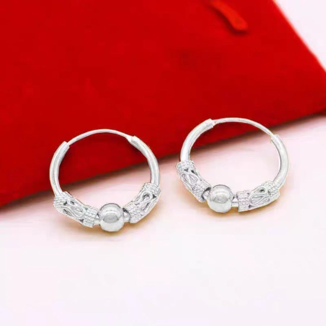 Wholesale Rotatable Earrings Feminine Niche Design Fortune Transfer Simple Earrings