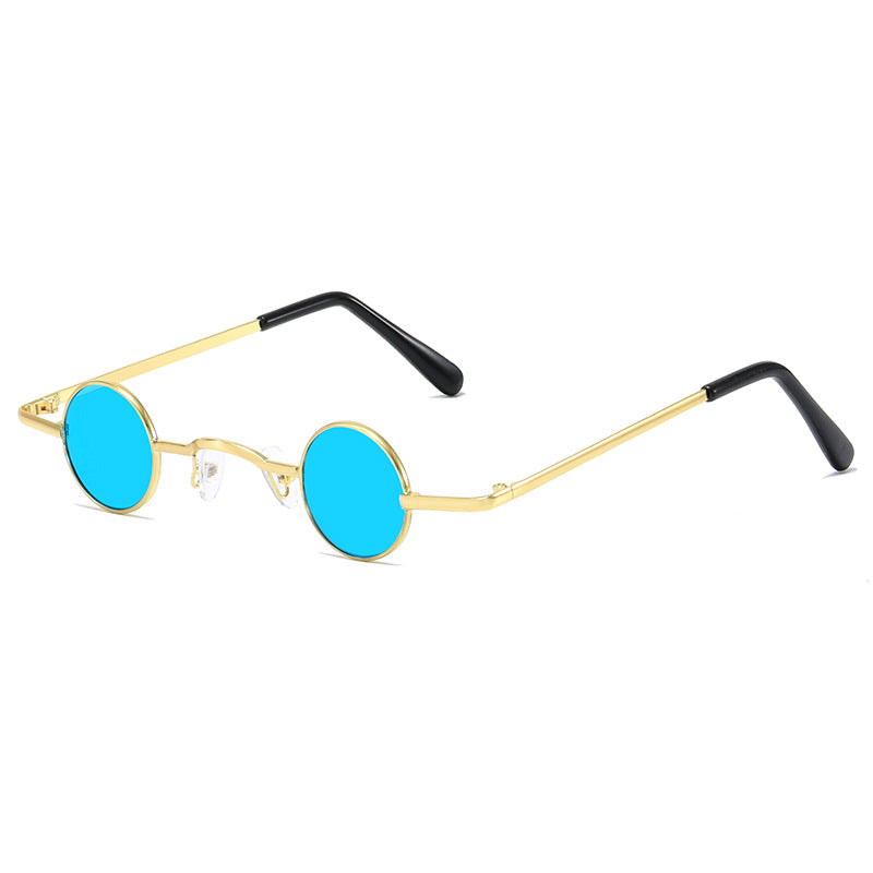 Wholesale Vintage Super Small Metal Frame Sunglasses