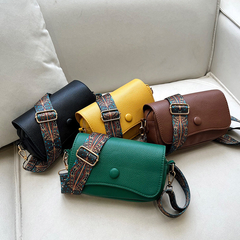 Wholesale Broadband PU Single Shoulder Crossbody Bag Cylinder