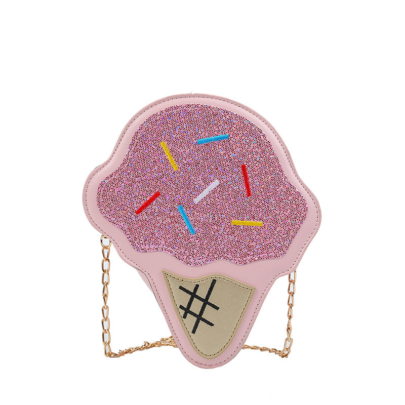 Wholesale Ice Cream PU Shoulder Bag Crossbody Bag