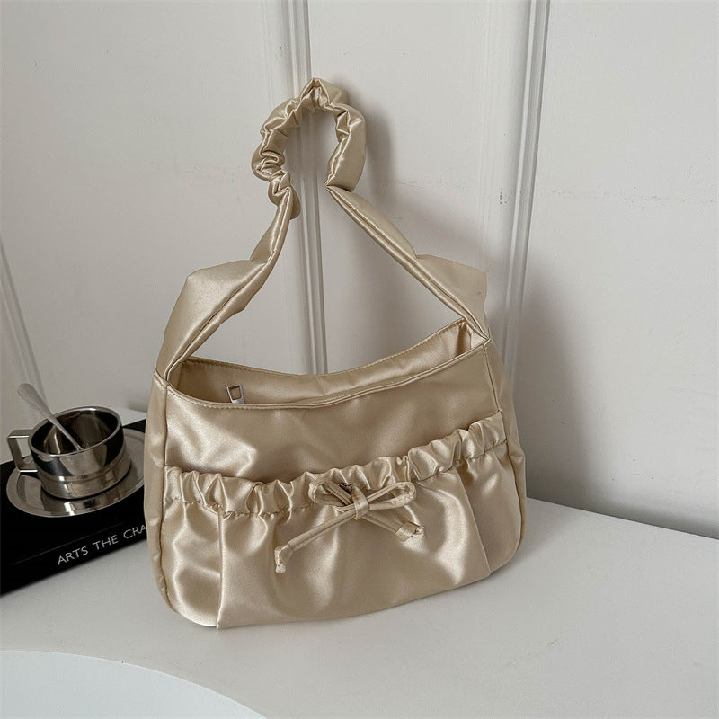 Wholesale Casual Shoulder Underarm Pleated Bag