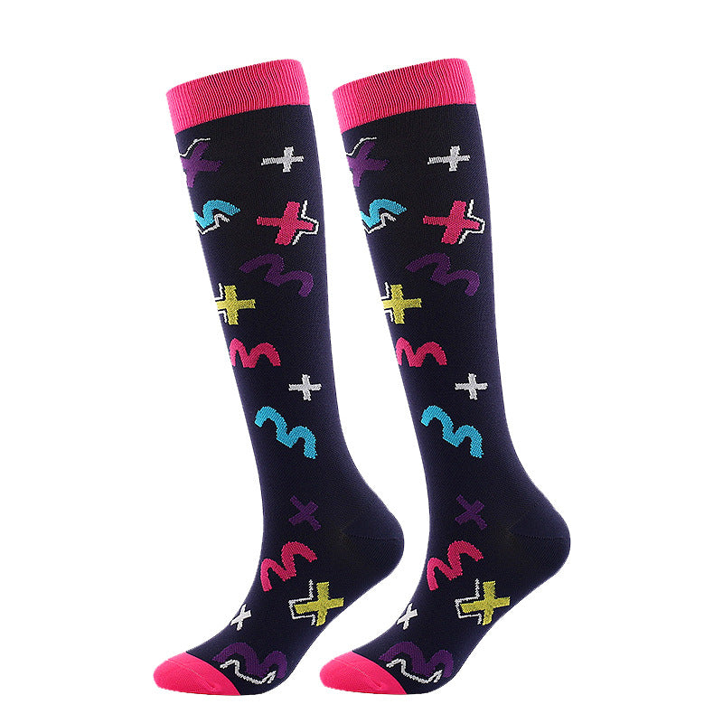 Wholesale Valentine's Day Compression Socks, Sports Slimming Legs, Medical Assisted Elastic Socks