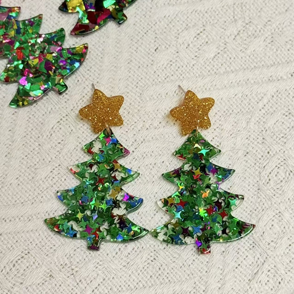 Wholesale Yellow Star Earrings