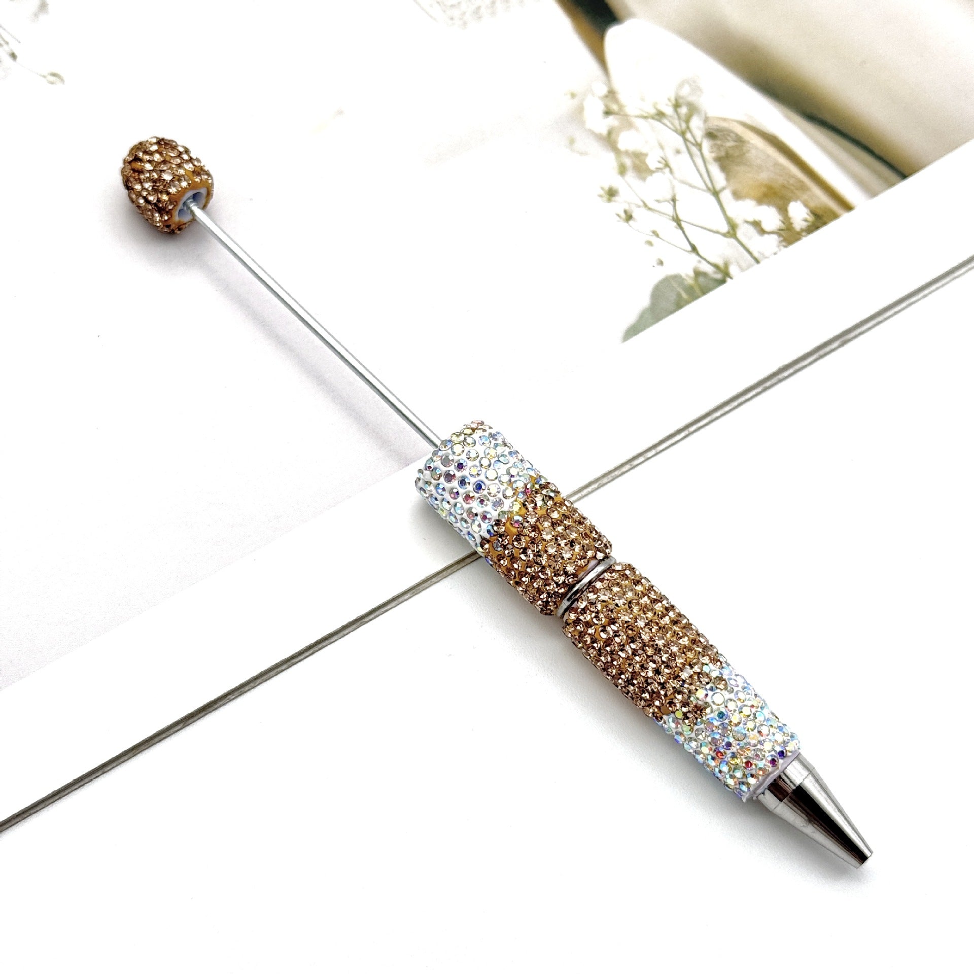 Wholesale DIY gradient full drill pen diamond beadable pen