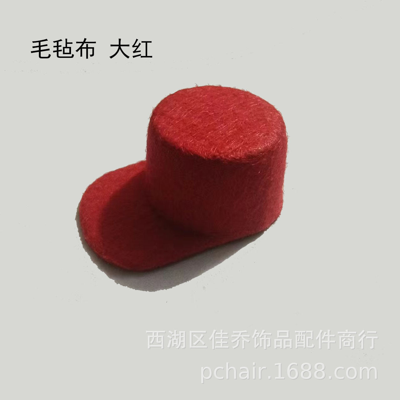 Wholesale Mini flannel baseball cap doll props small size peaked cap diy headwear hairpin accessories decorative cap