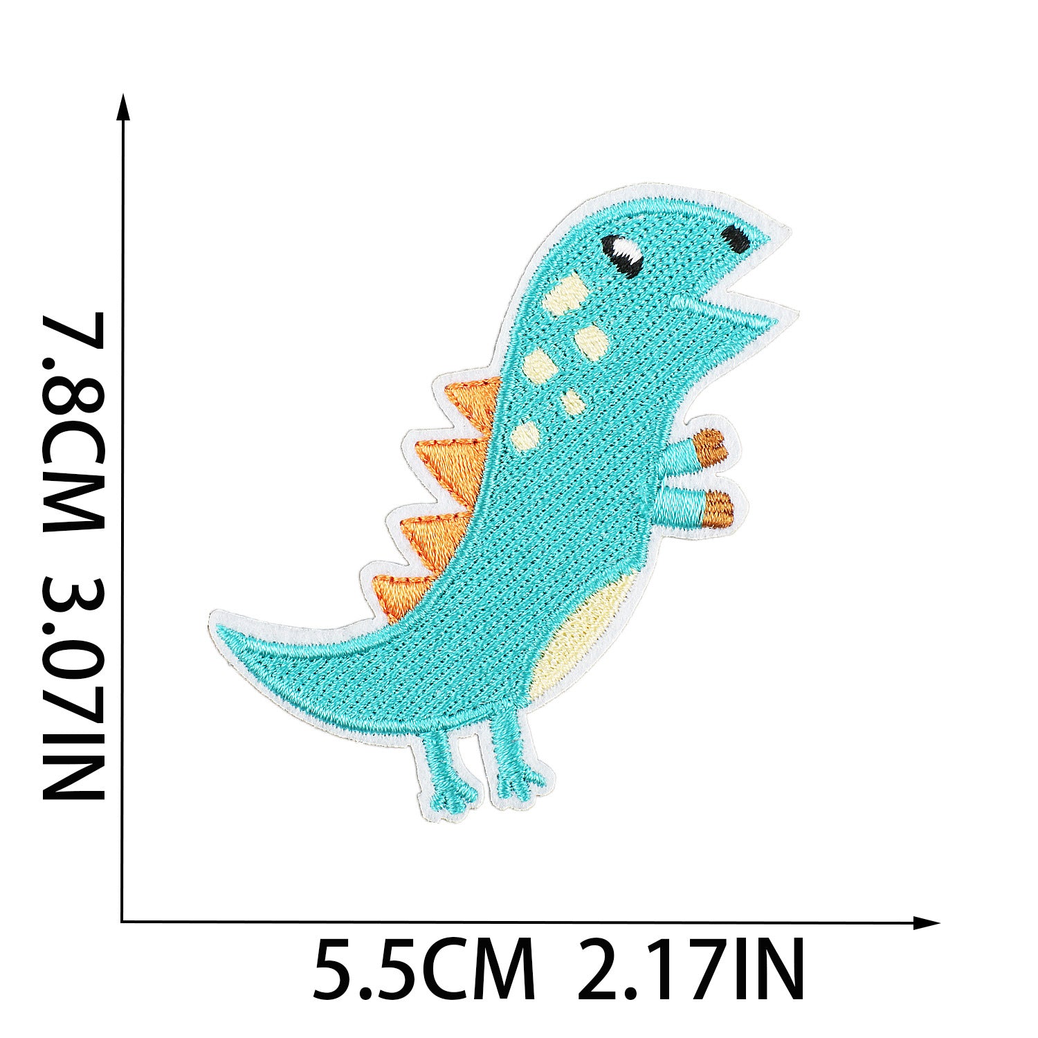 Wholesale Cute Cartoon Dinosaur Embroidery Patch Dino Sew On Applique For Clothing DIY Craft Boutique Resale Gift