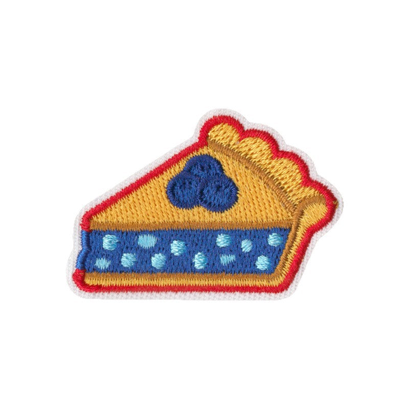 Wholesale Blue Dessert Cake Iron On Embroidered Patches 9 Piece Set For DIY Clothing Bags Gift
