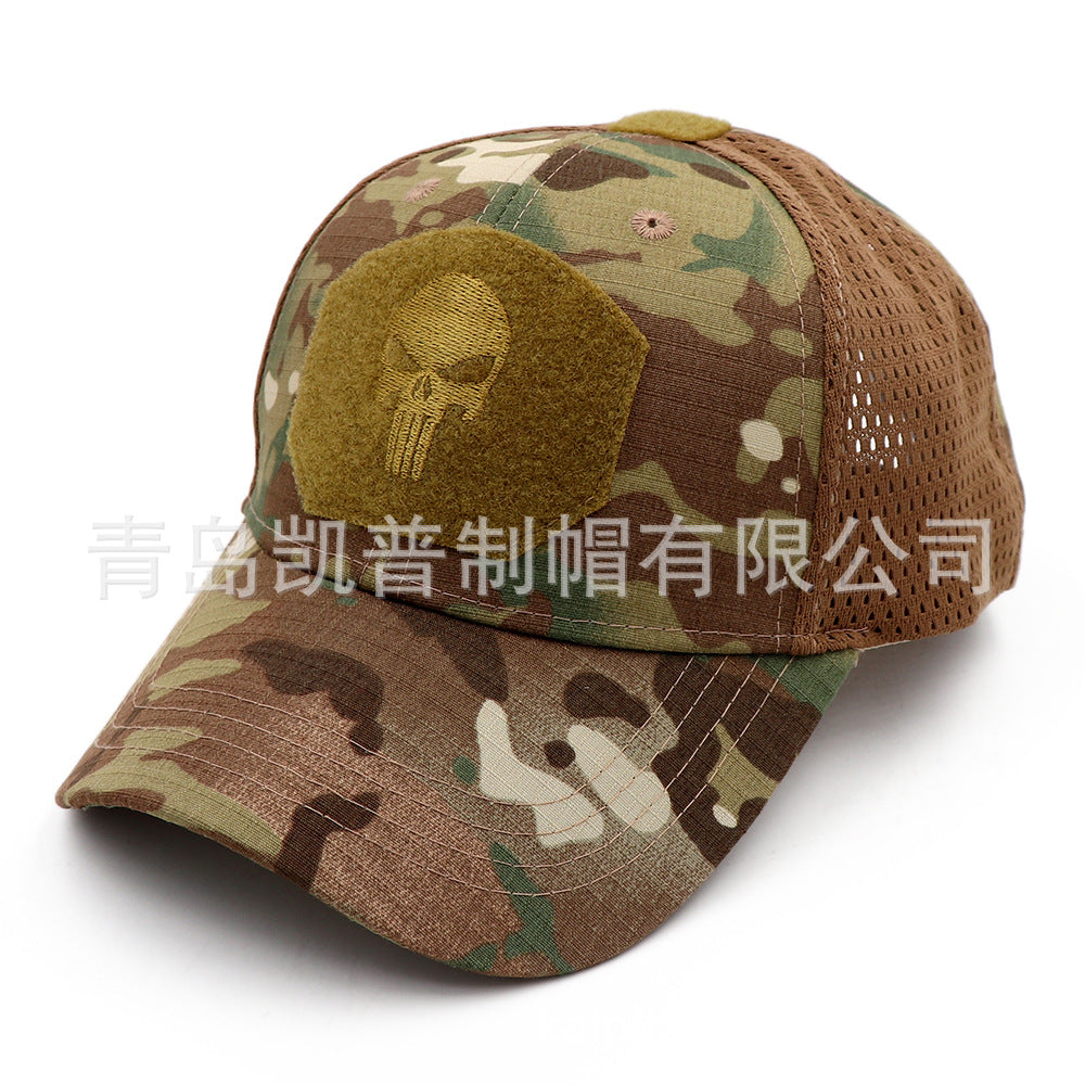 Wholesale Mountaineering Sun Visor Mesh Hat Velcro Baseball Cap