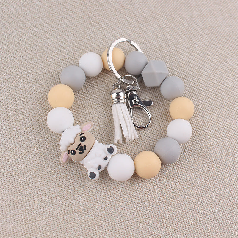 Wholesale Silicone Cartoon Animal Keychain