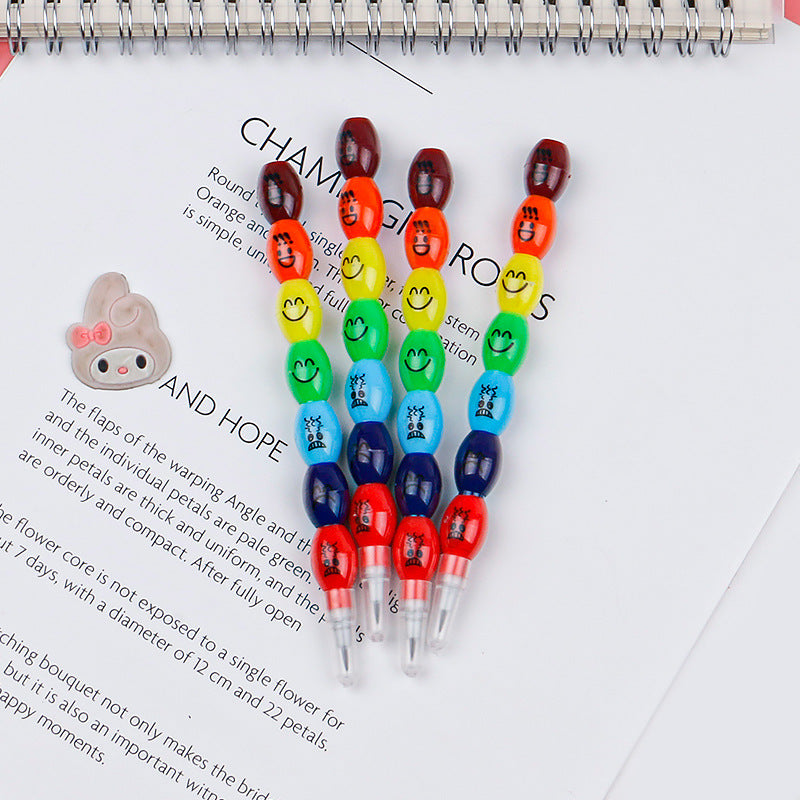 Wholesale Plastic Cute Cartoon Tomatoes on Sticks Expression Pencil