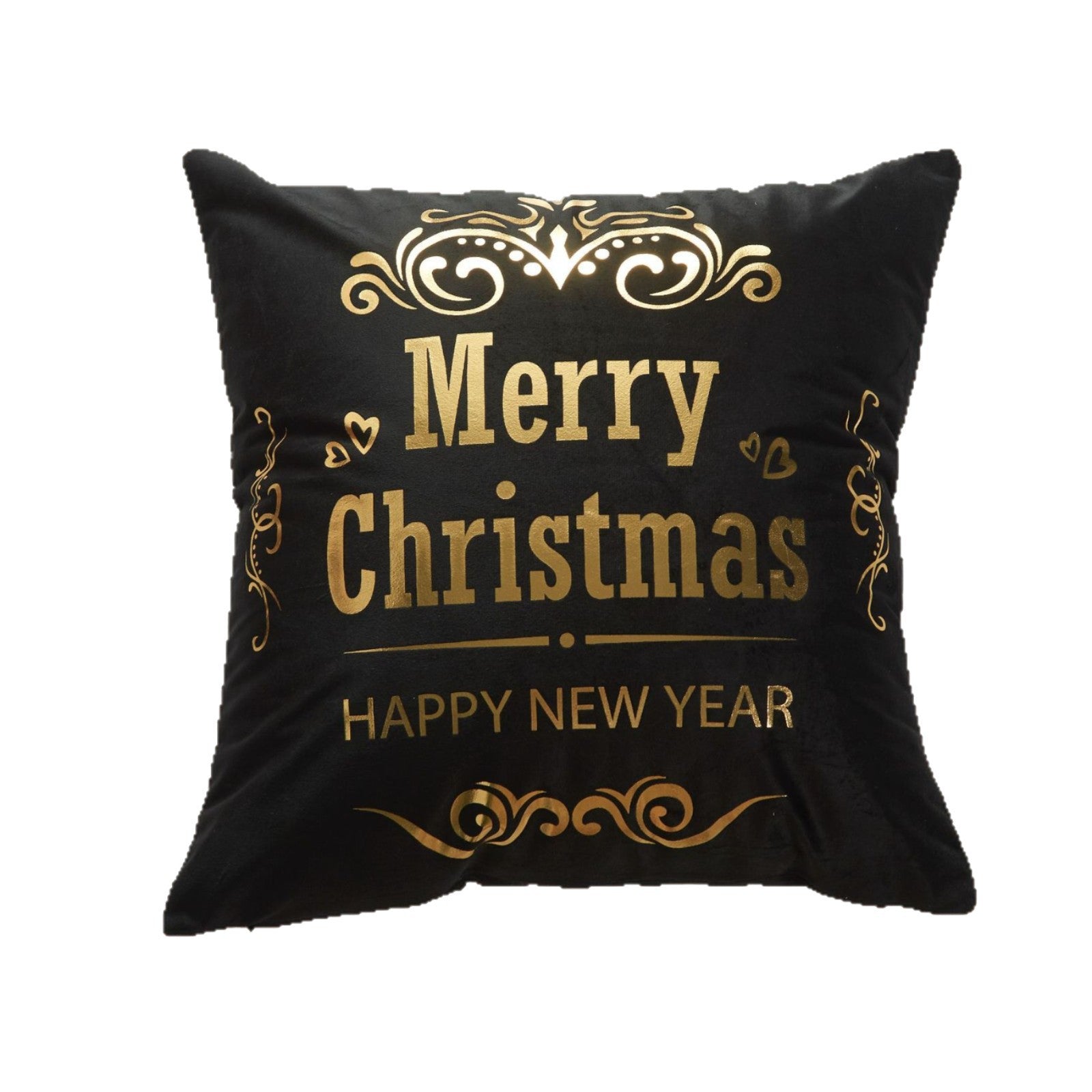 Wholesale Christmas atmosphere gold-stamping festive pillowcase