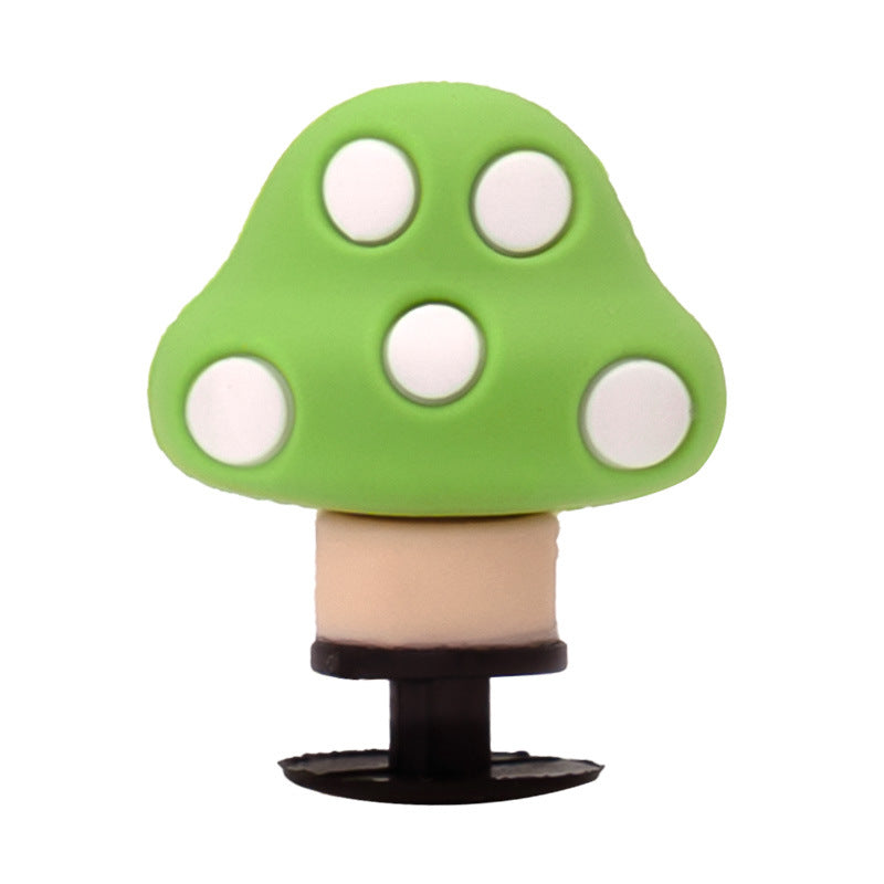 Wholesale 5pcs  Cartoon mushroom 3D hole shoe buckle decorative accessories