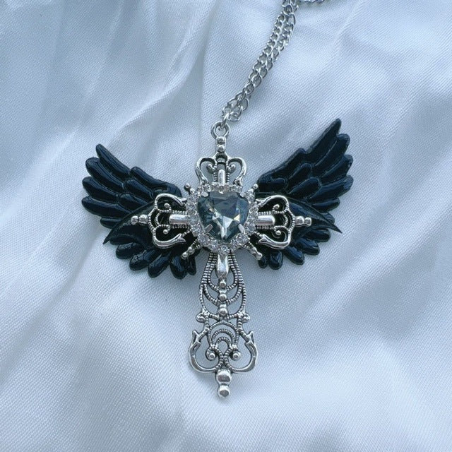 Wholesale Gothic Angel Cross Sweater Chain
