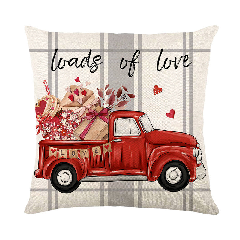 Wholesale Valentine's Day Printed Love Polyester Pillow Covers