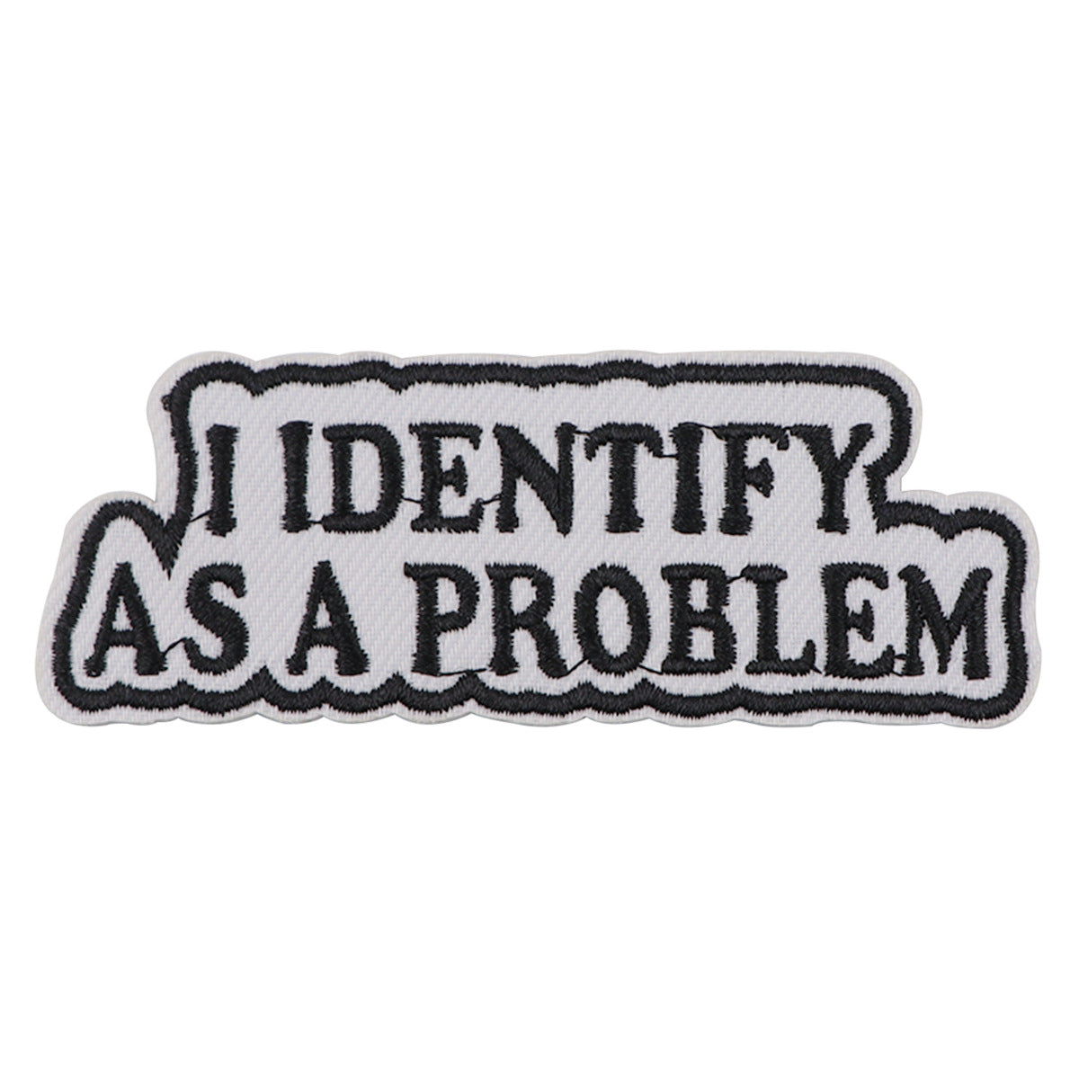 Wholesale 5pcs Simple Love English Black and White Quotations Embroidery Cloth Sticker Patch