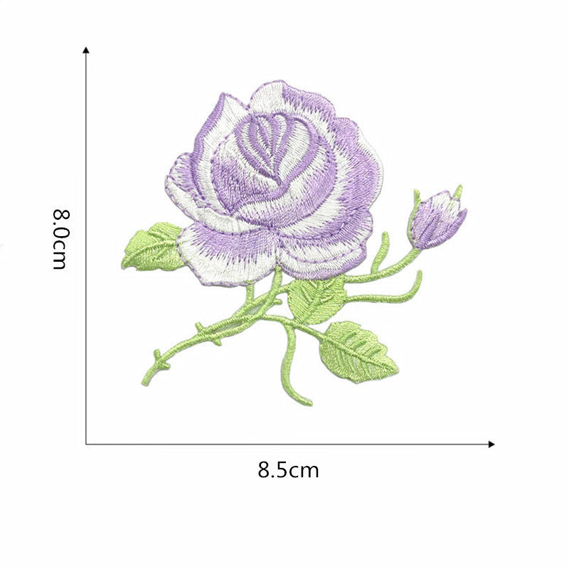 Wholesale Colorful Butterfly Flower Embroidery DIY Patches